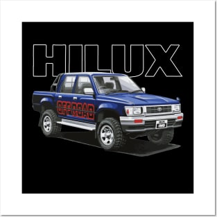 LN107 Hilux PickUp Double Cab 4WD '94 5th gen Posters and Art